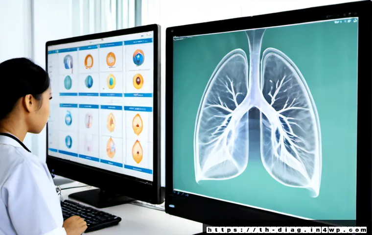 AI 의료진단의 표준화와 인증 과정 - Photorealistic Thai hospital diagnostic quality-control scene, a diverse team of Thai doctors, radio...